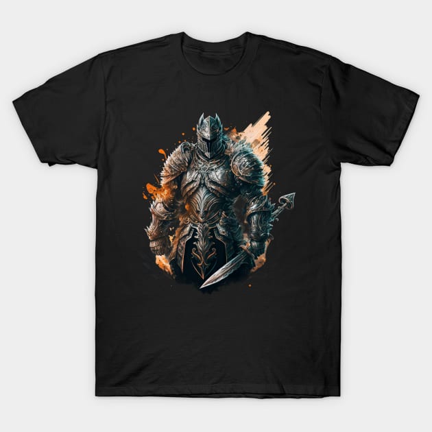 The Battle-worn Warrior T-Shirt by Abili-Tees